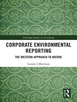cover image of Corporate Environmental Reporting